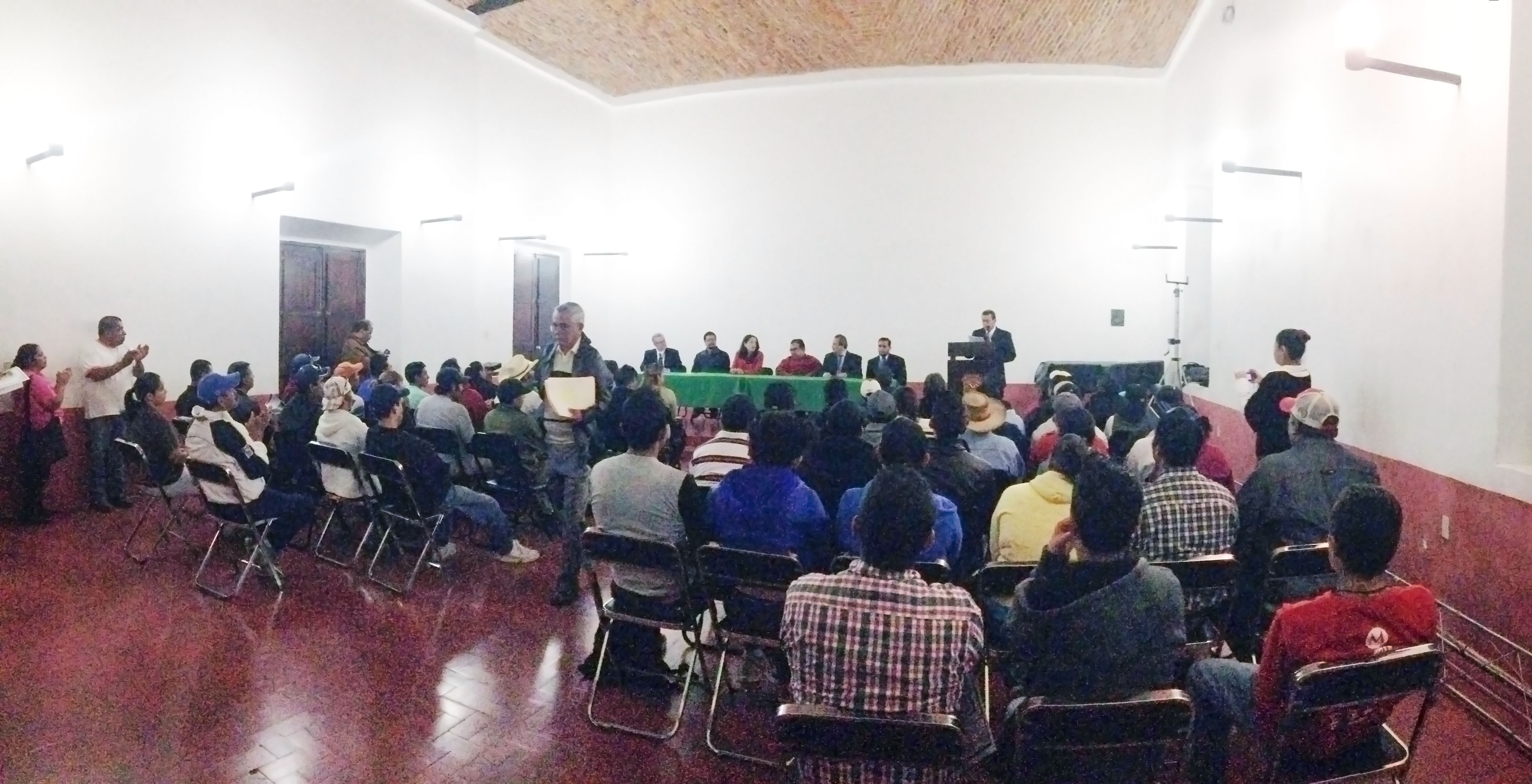 Educational workshop for H-2 workers in Lagos de Moreno, Jalisco